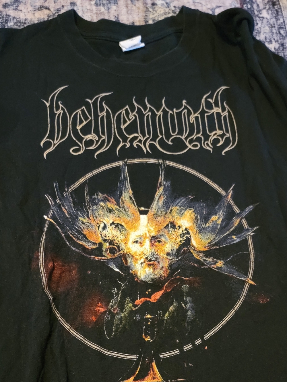 Behemoth Tshirt Double Sided XL RARE death Metal Black Metal